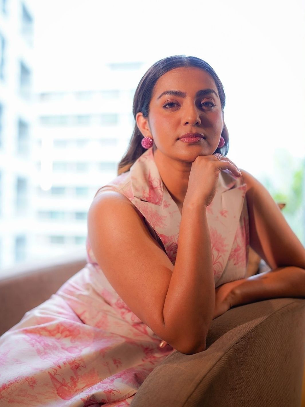 Adele Pink Three Piece Co-ord Set