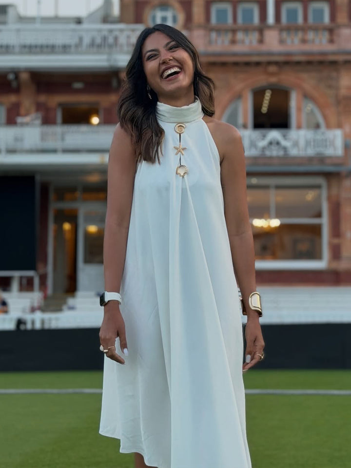 Sweet Salt Resort Crepe Dress