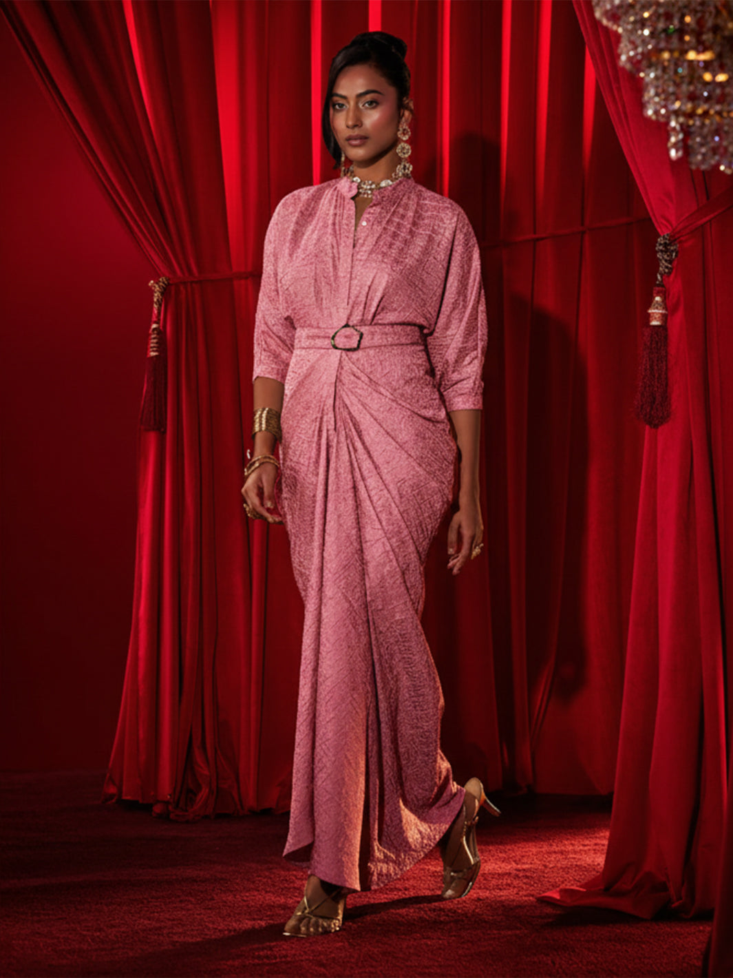 Belrose Pleated Gown