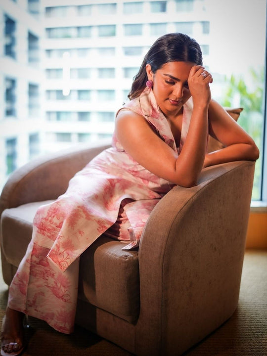 Adele Pink Three Piece Co-ord Set