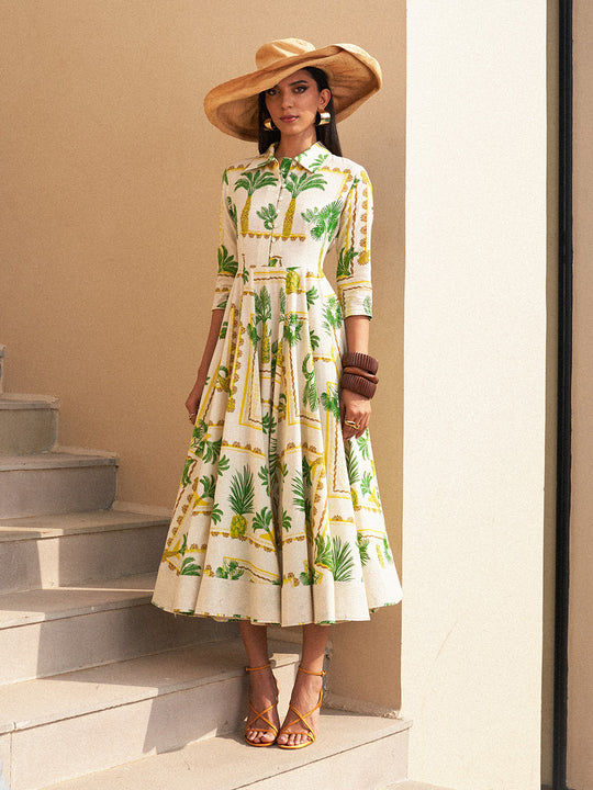 Areca Palm Maxi Dress