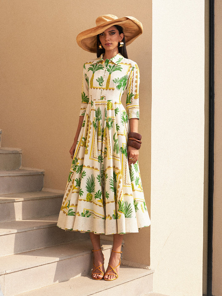 Areca Palm Maxi Dress