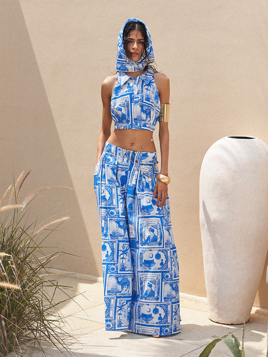 Rambagh stamp print Co-ord Set
