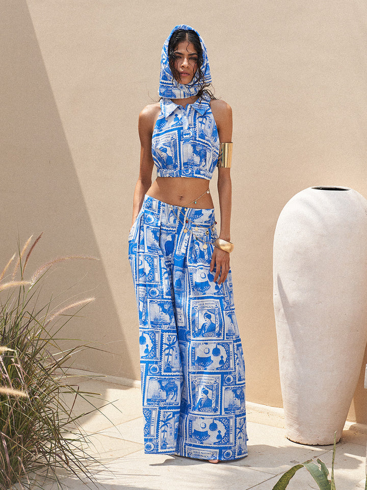 Rambagh stamp print Co-ord Set