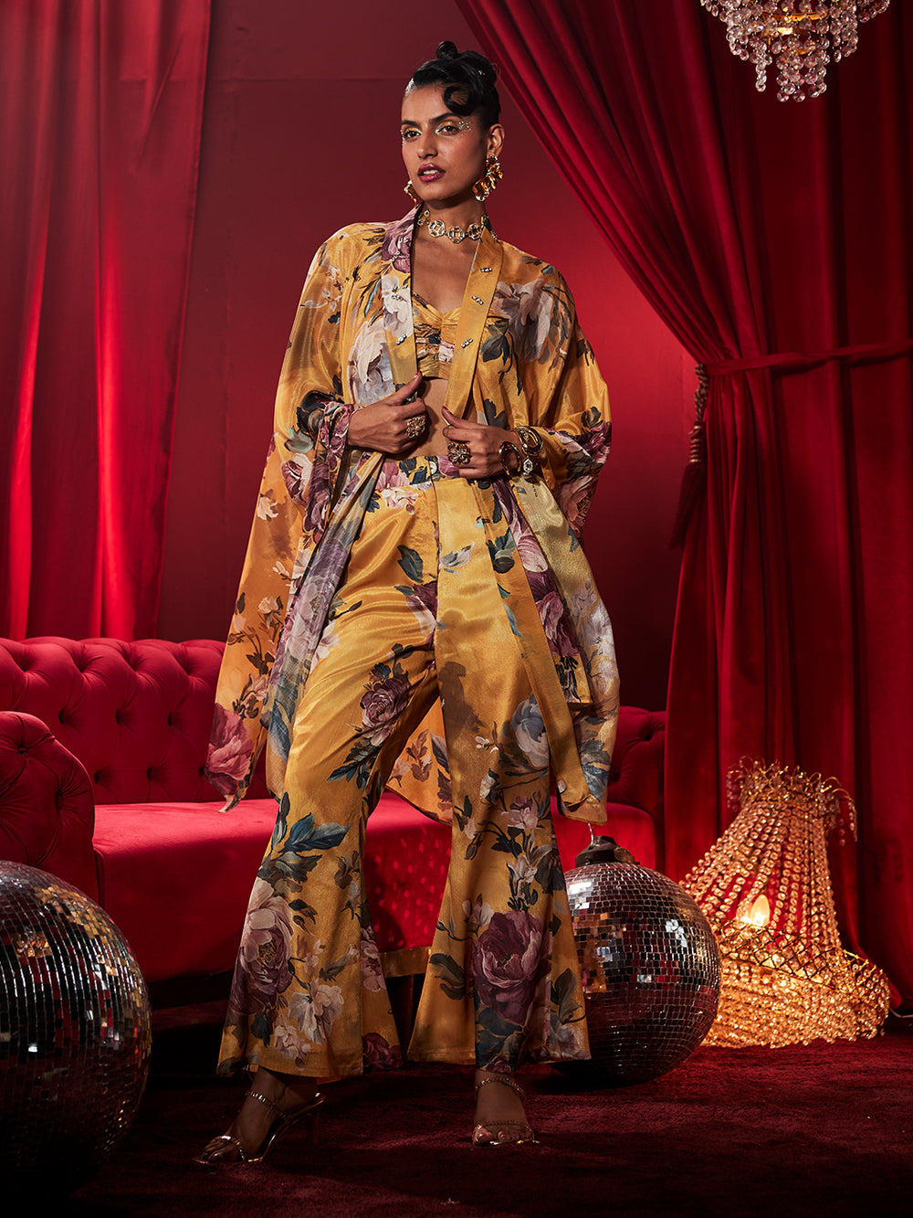 Rose Tiara Three Piece Co-ord Set