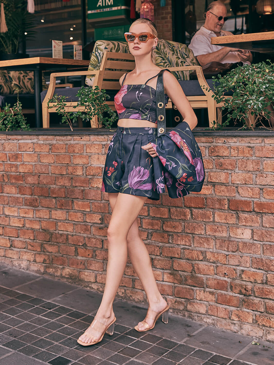 Twill Chuck and Blair Black Shorts Dress for Ladies | Trendy gossip Girls at House of Fett Twill Chuck and Blair Black Shorts Dress for Ladies | Trendy gossip Girls at House of Fett