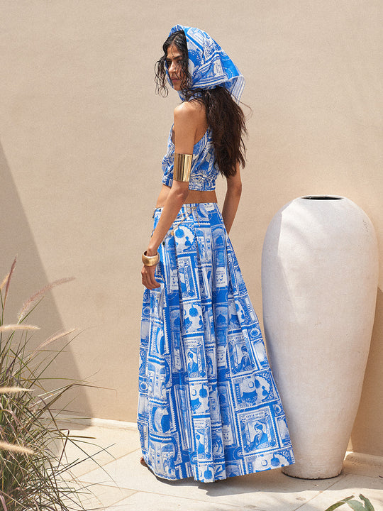 Rambagh stamp print Co-ord Set