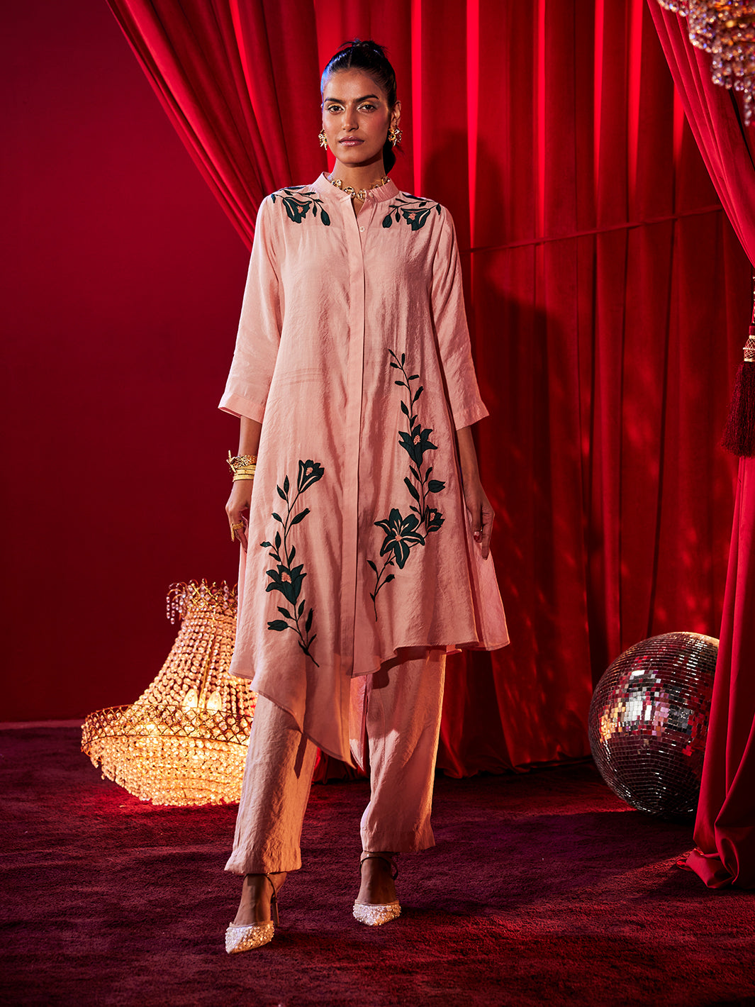 Petalina Embroidered Co-ord Set