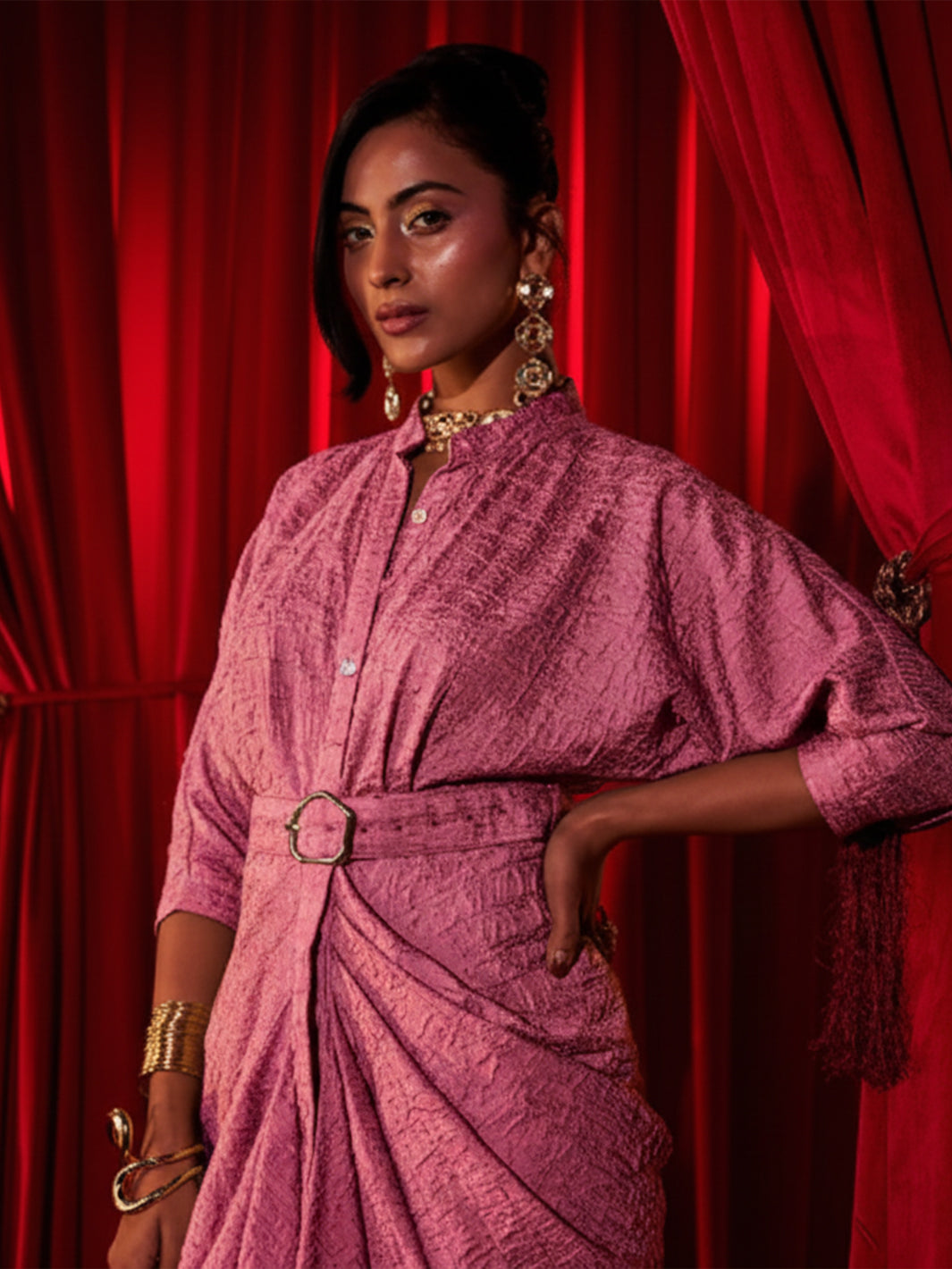 Belrose Pleated Gown