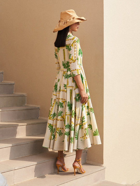 Areca Palm Maxi Dress