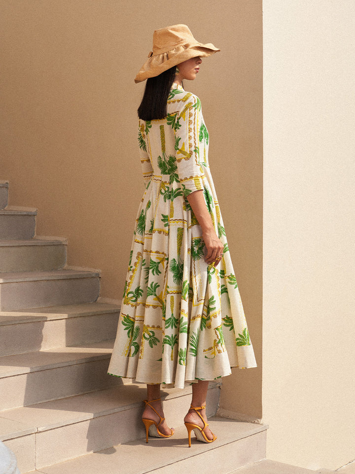 Areca Palm Maxi Dress