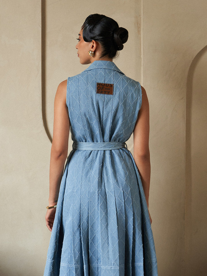 Denim Long Dress