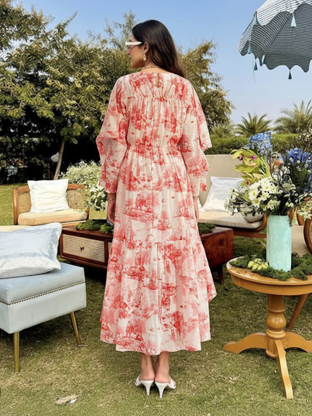 Isabella Printed Dress