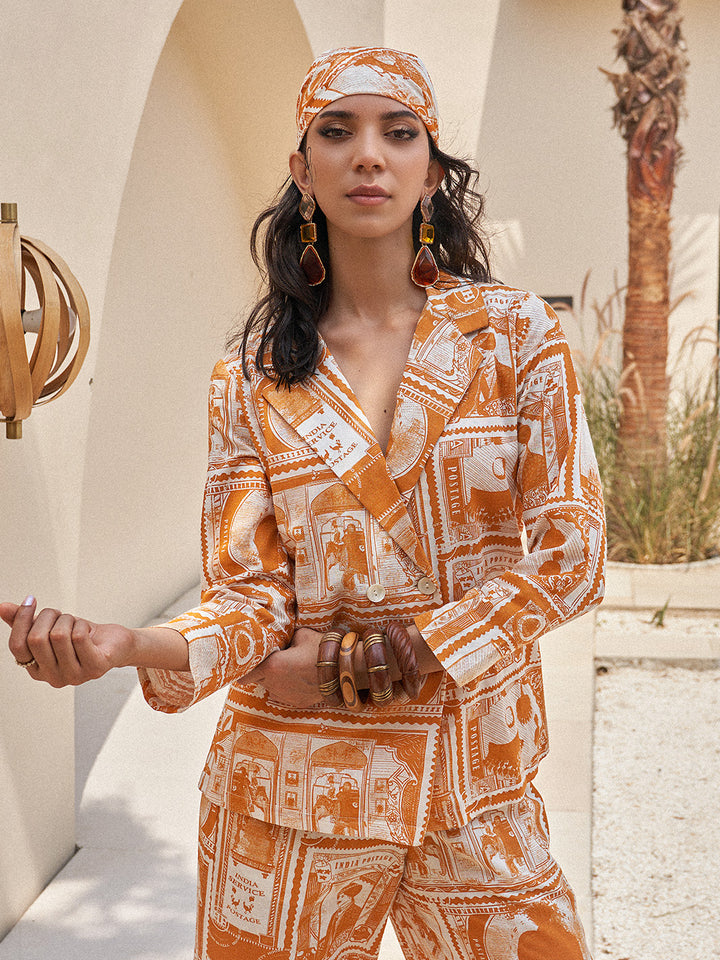 Rajwada Jacket And Pant Co-ord Set