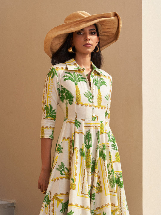 Areca Palm Maxi Dress