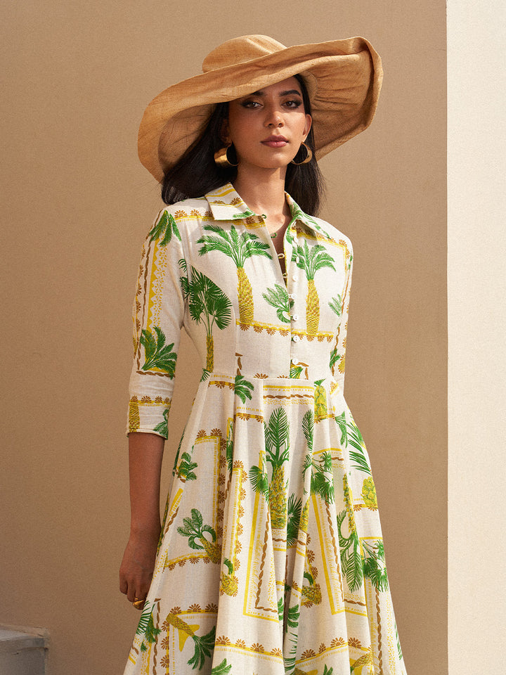 Areca Palm Maxi Dress