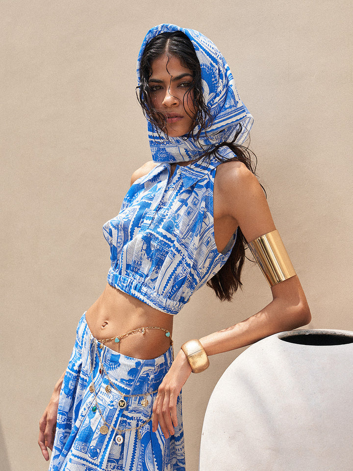 Rambagh stamp print Co-ord Set