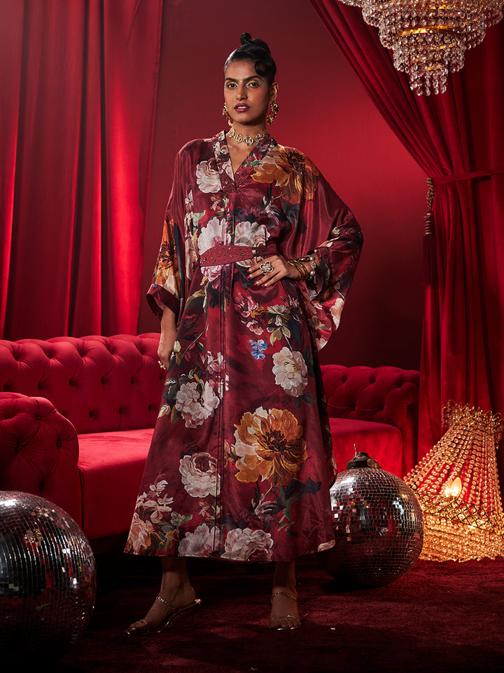 Divine Dahlia Kaftan for Women