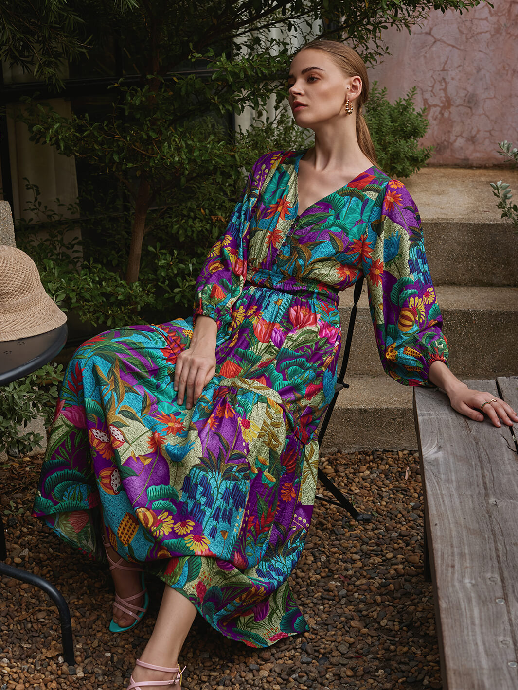 floral brunch dresses A Floral Brunch Outfit Perfect for Outdoor Eating