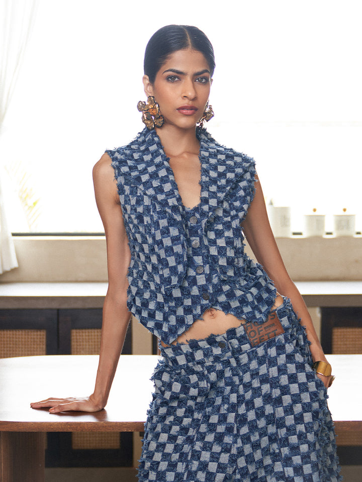 Denim Waistcoat for Women