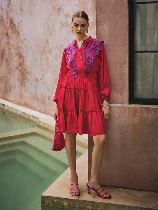 red short dress | short dress | floral dress  club party dress | event party dress | short dress for women | women short dress | resort party dress | resort dress | frock | women frock | ladies short dress | ladies frock | single piece dress | night dress | one iece dress