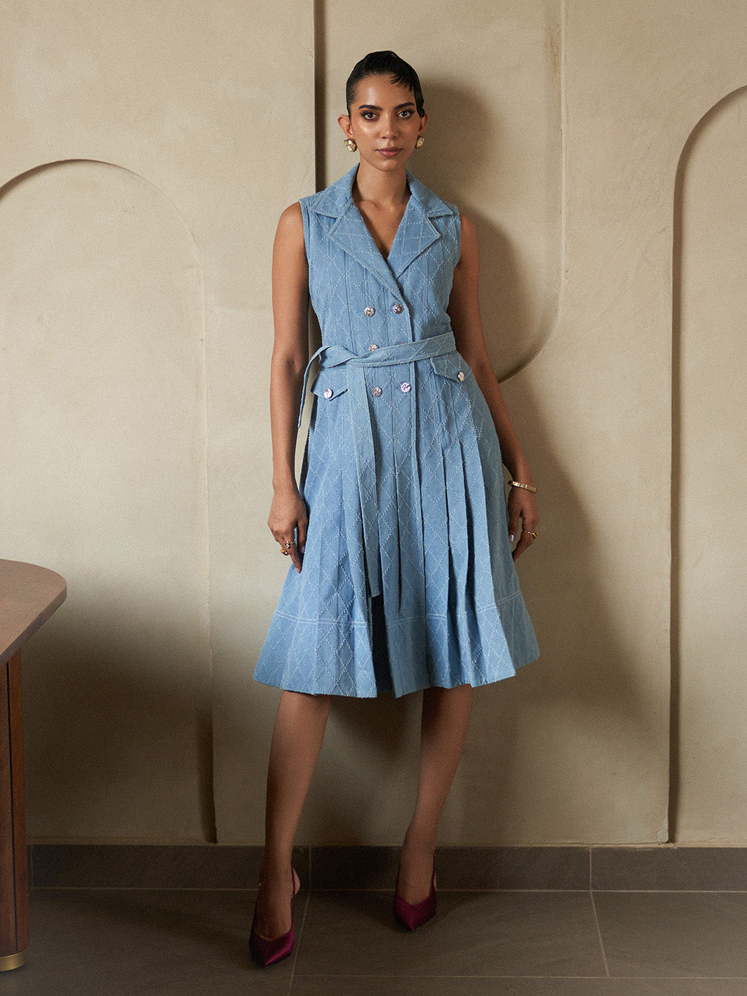 Denimite Long Dress