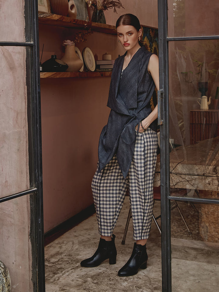 Scott Cotton Co-ord set | 3 piece dress | three piece coord set | luxery coord set | coord set for women | crop top | pants | women pants | women crop top | top with and set | top pant set | stylish co ord set | co ord set for women | and co ord sets | co ord sets | women co-ord set | co-ord set for women