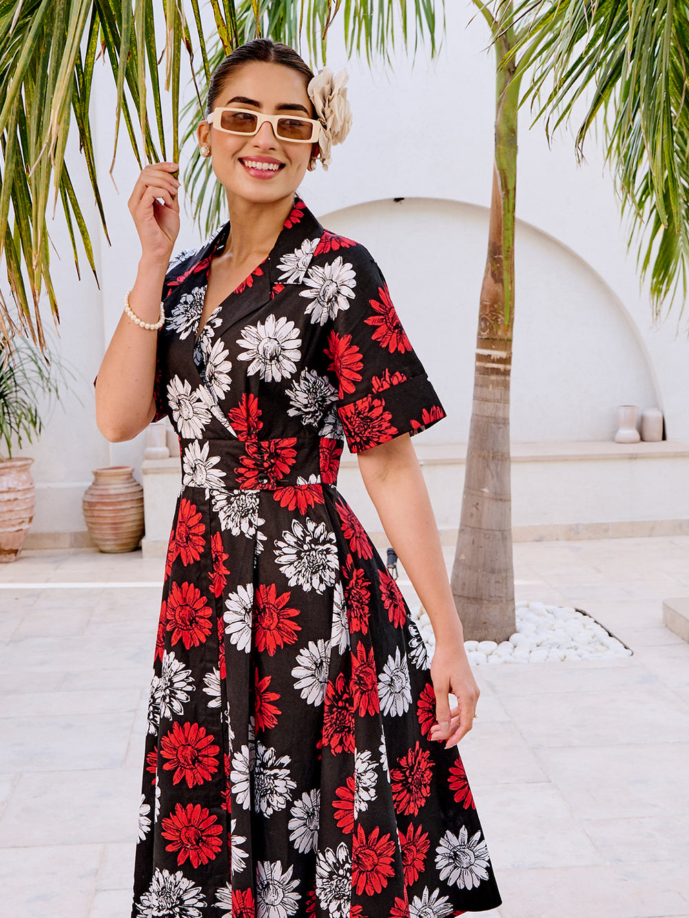 Alabama Floral Flare Dress