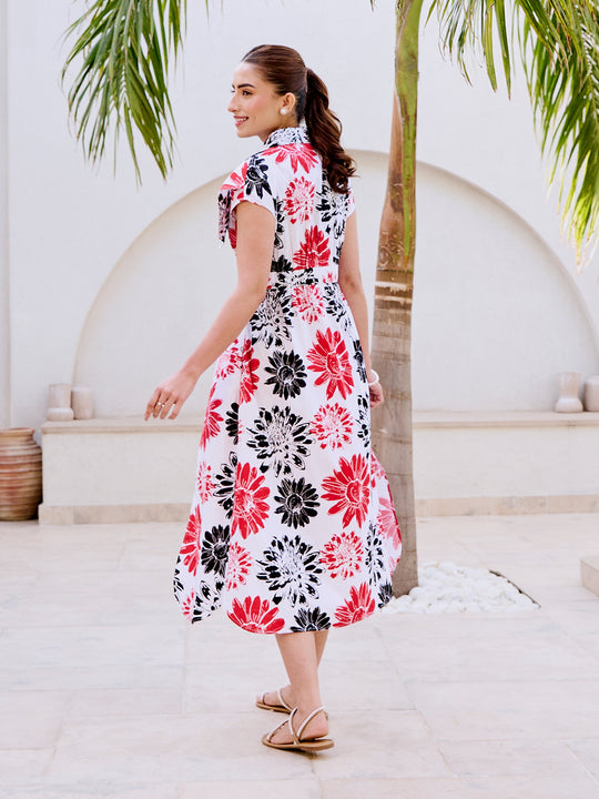 Printed Maxi Dress