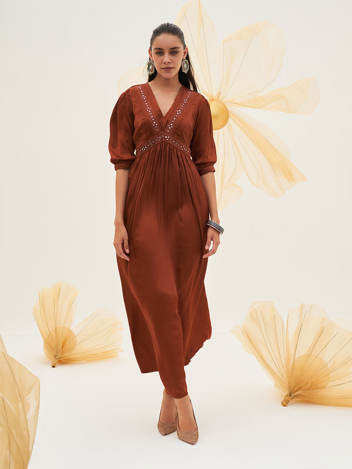 Rakhi Outfits | Designer Maxi Outfit
