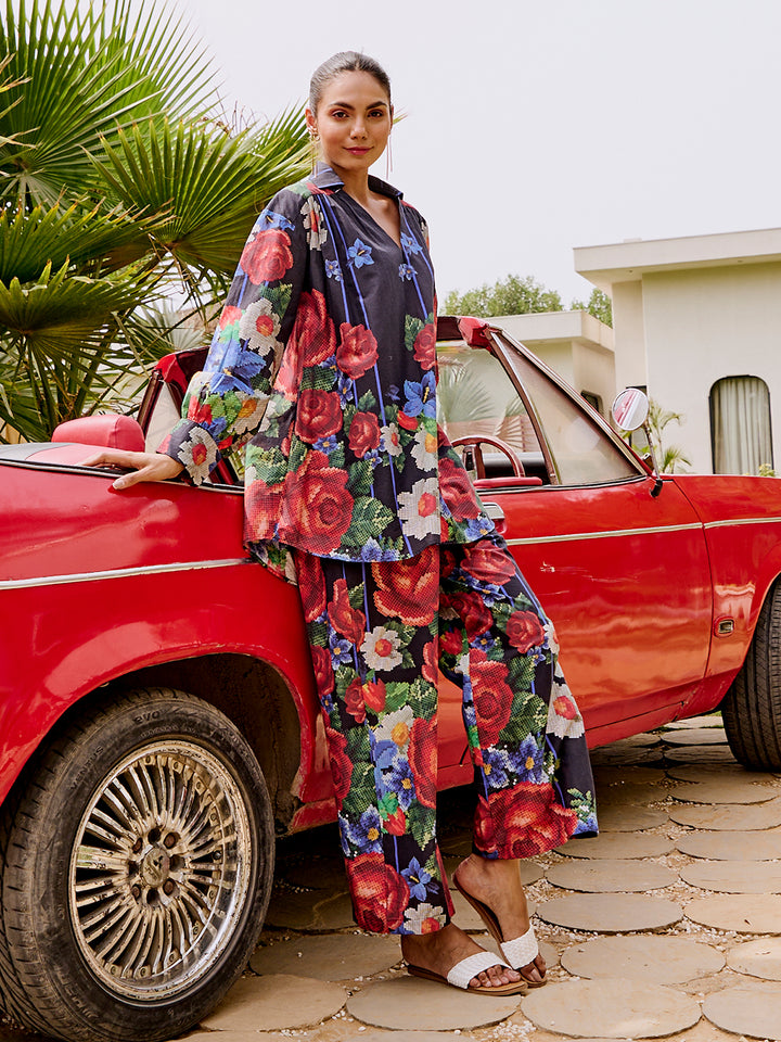 Colmar Cross Stitch Cotton Co-ord Set
