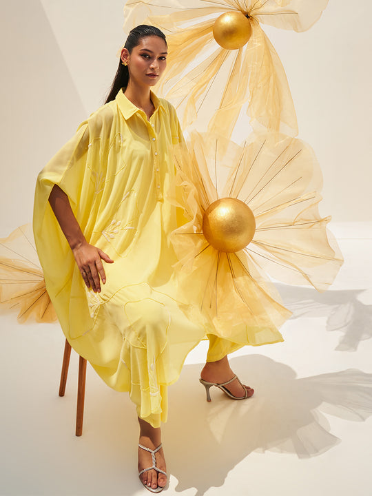Citrine Glow Kaftan Set 2