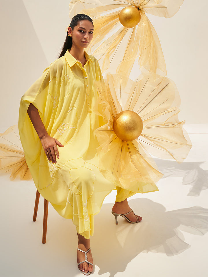 Citrine Glow Kaftan Set 2