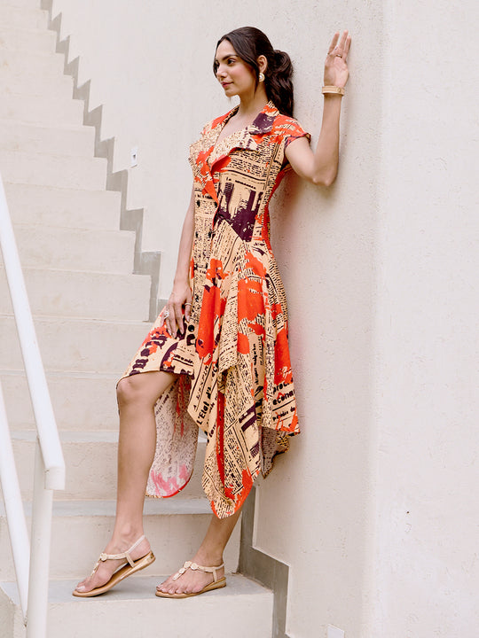 Coverstory Asymmetric Long Dress