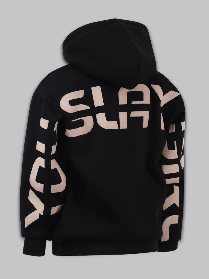 You slay girl Femme Loose Fit Hoodie