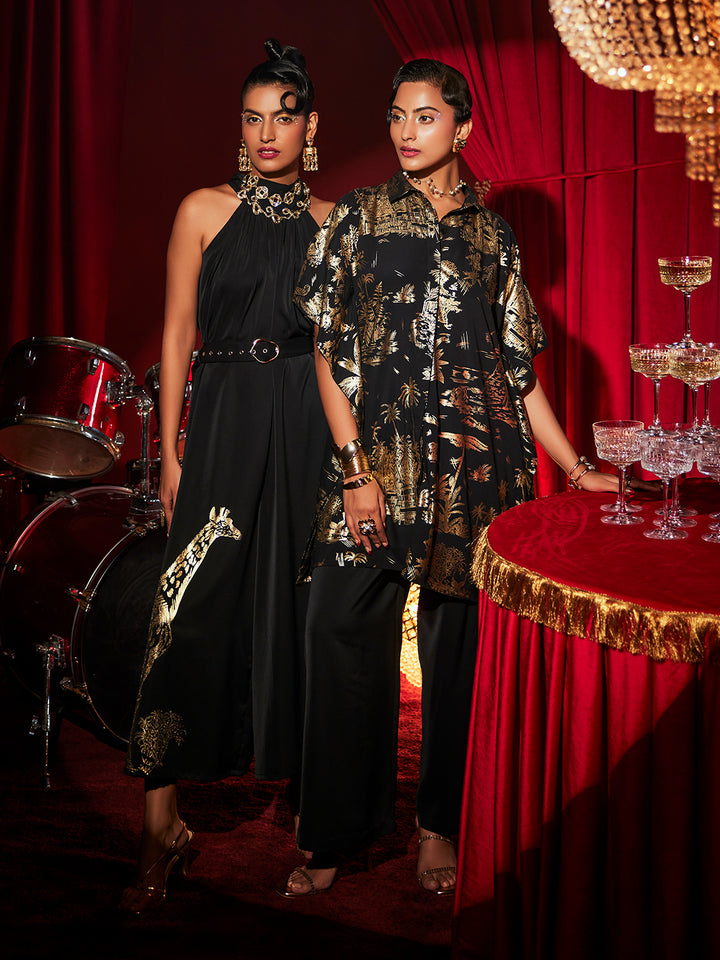 Gold Muse Co ord Set for Girl