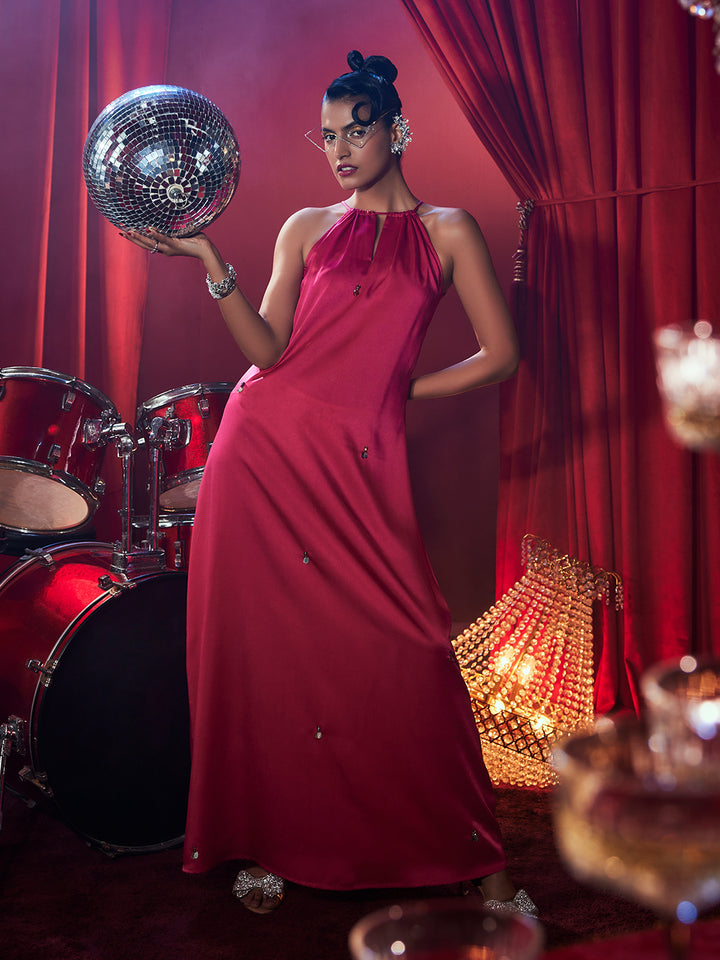 Duchess Halter Dress