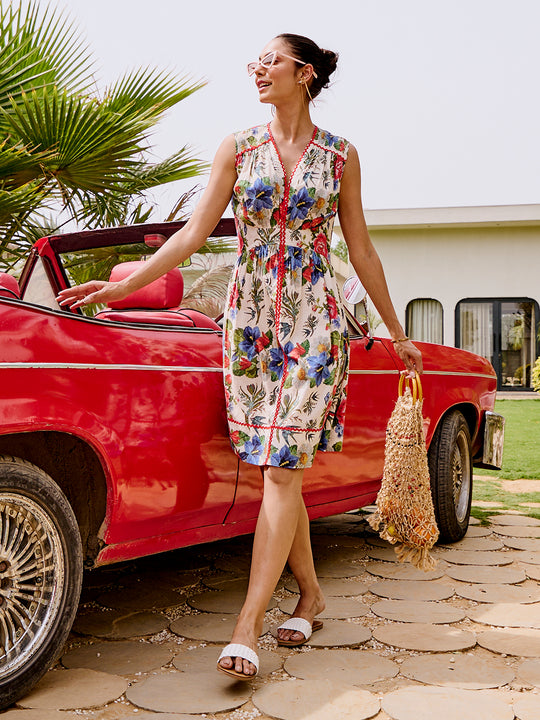 Cotton Midi Dress