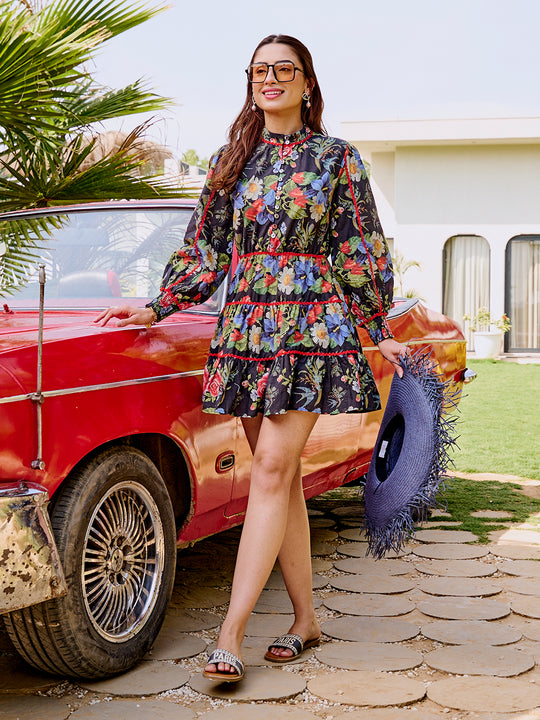 Laura Cross Stitch Cotton Dress