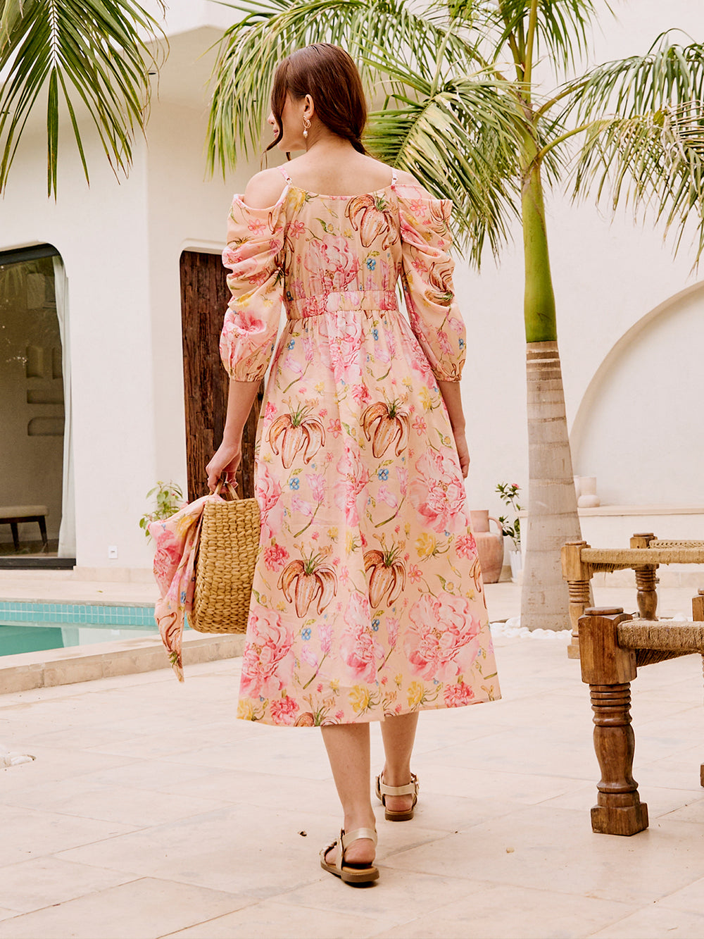 Strappy Maxi Cotton Dress