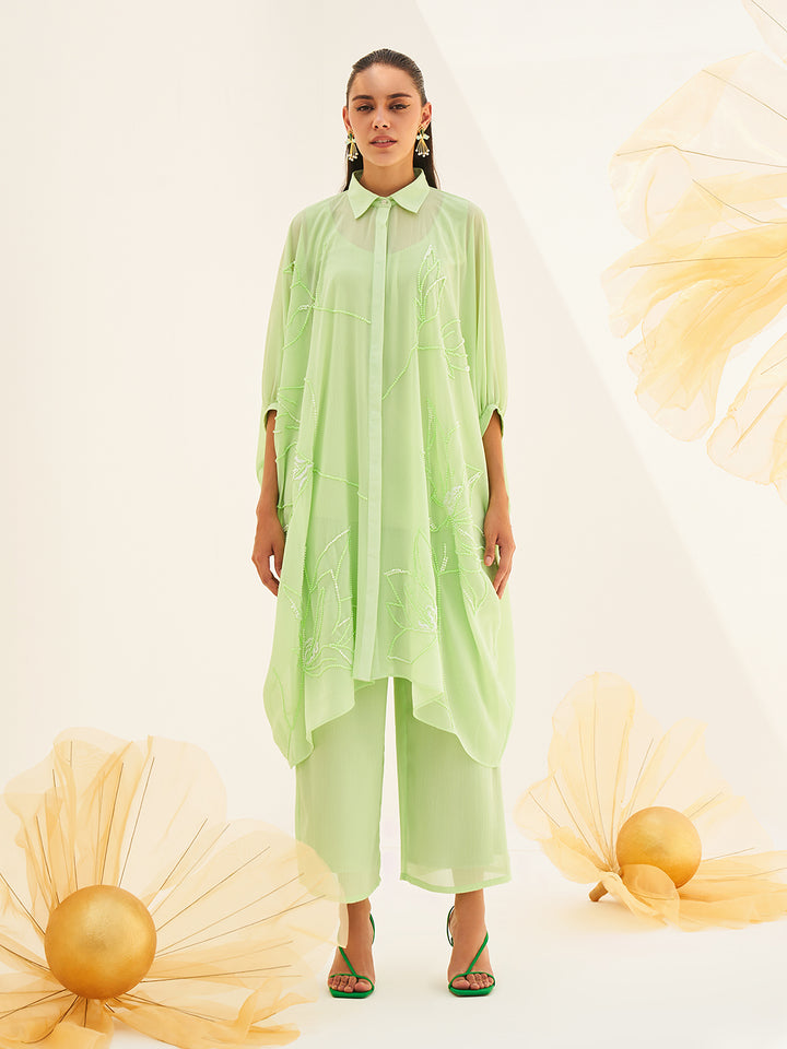 Sage Mirage Kaftan Set 1