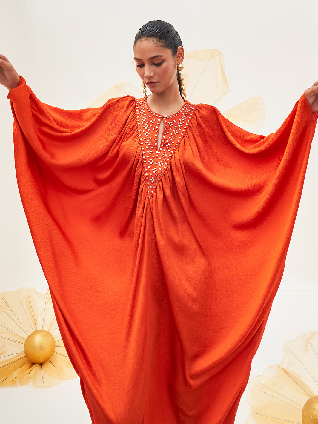 Spice Pear Mosaic Kaftan