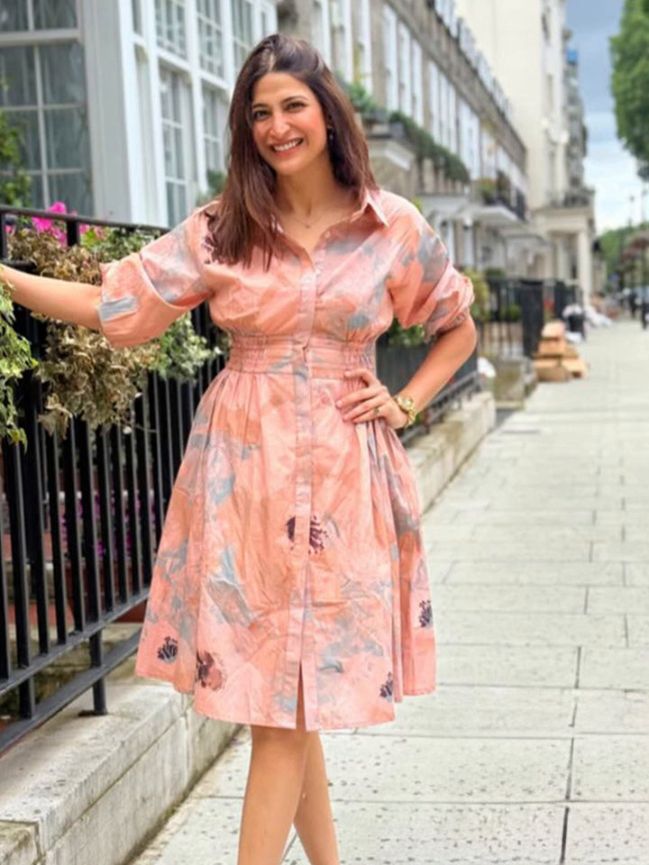 Blossom Mist Midi Dress
