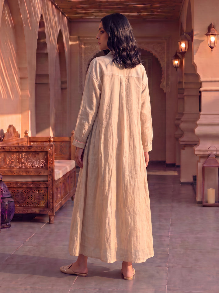 Parsi Embroidery Long A-Line Tunic