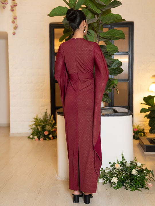 Aura Drape Gown