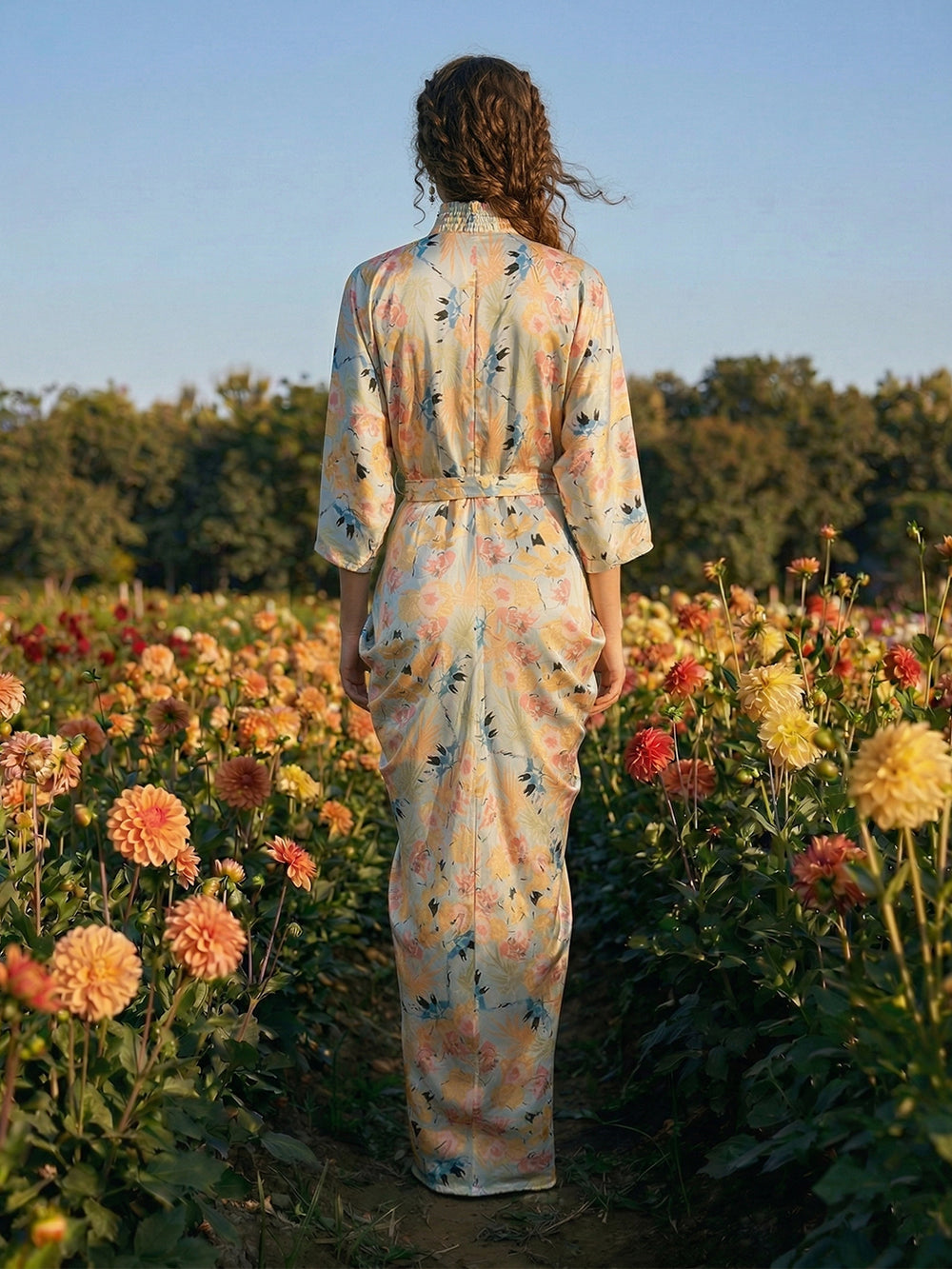 Summer Waldorf Printed Gown