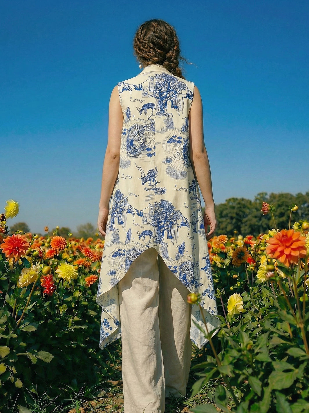Rainforest Printed Cape