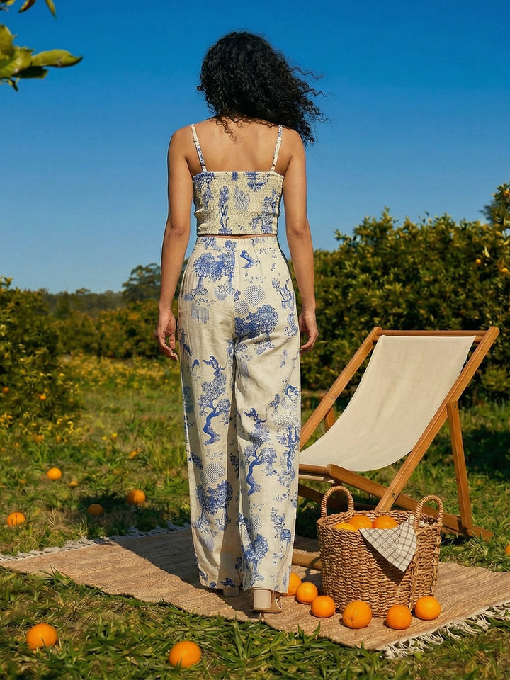 Lagoon Floral Print Pant