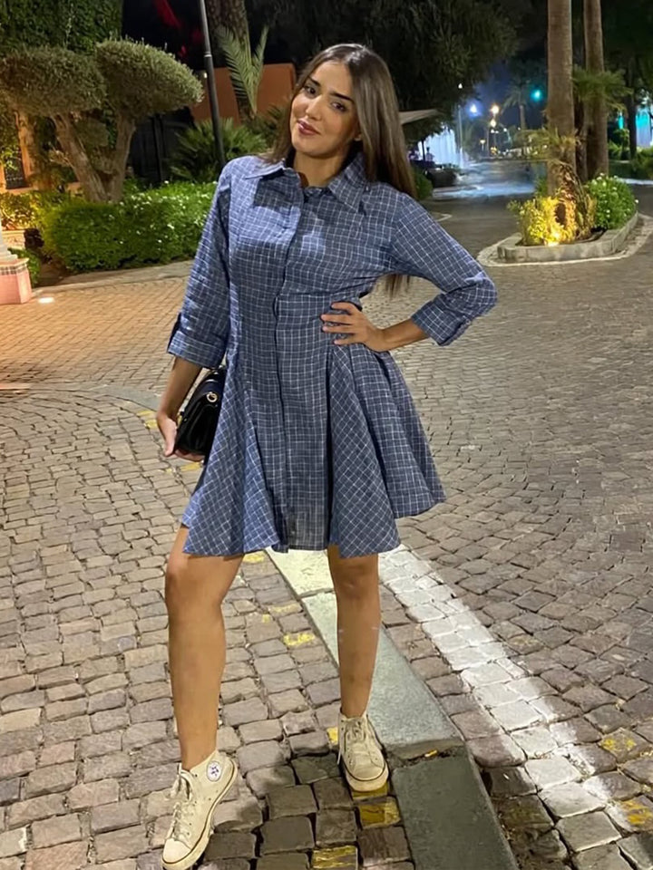 Checkberry Dress