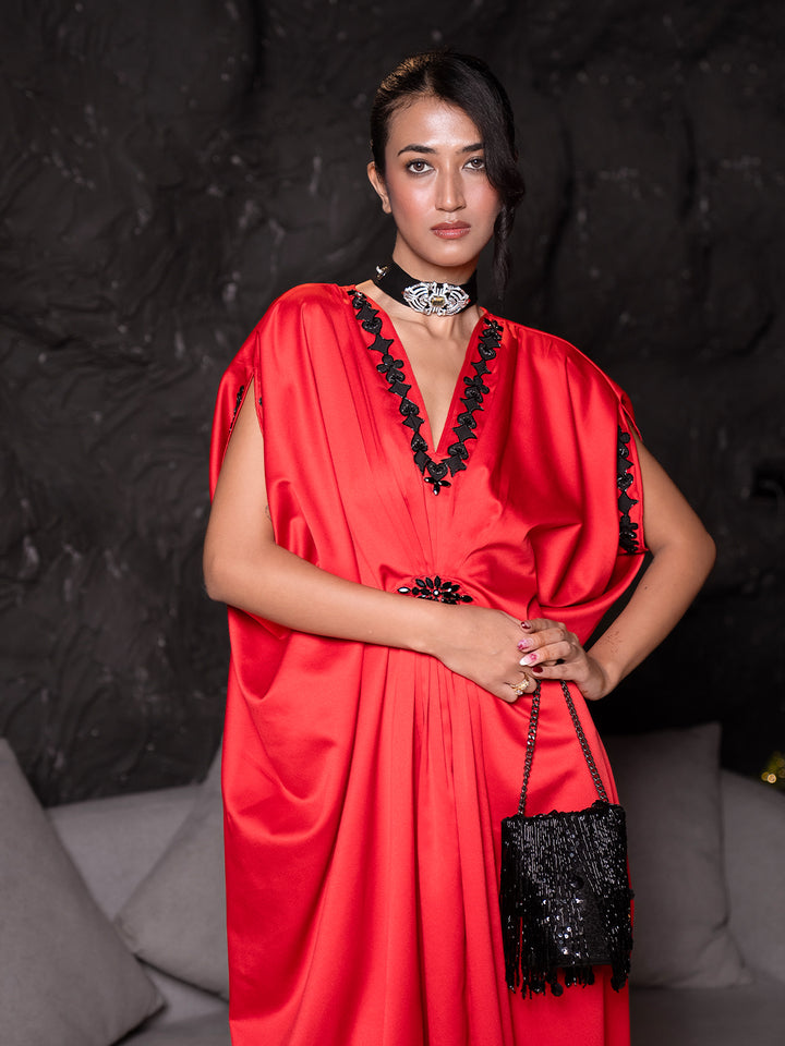 Partywear embroidered Freesize Kaftan